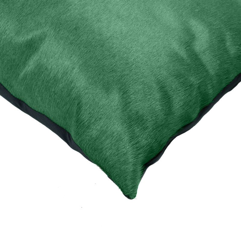  Coussin en peau de vache, Vert