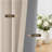 100% Blackout Curtains Linen Textured Solid Thermal Insulated Curtains & Drapes For Living Room Bedroom (50" Wide, Set Of 2)-565735951-565735947