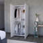 Armoire à quatre portes de 70 po de hauteur Hugues-353646557
