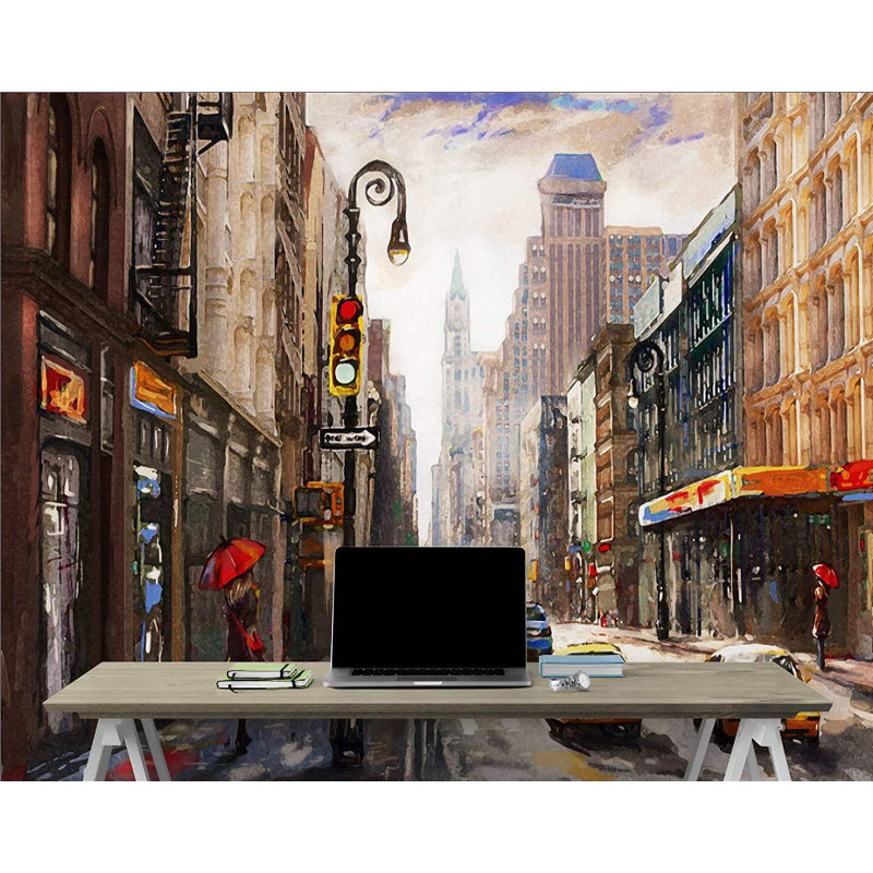 Yoshiya Wall Mural, 6.25' L x 112' W