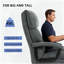 Chaise de bureau avec rembourrage moelleux et pivotant pour une journée de travail et de détente