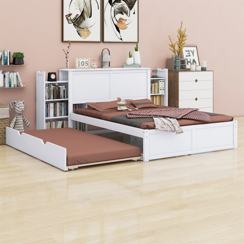 Porchae Bookcase Storage Bed, Full/Double
