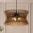 Arba 5-Light Dimmable Solid Wood Drum Chandelier-722082623-628953631