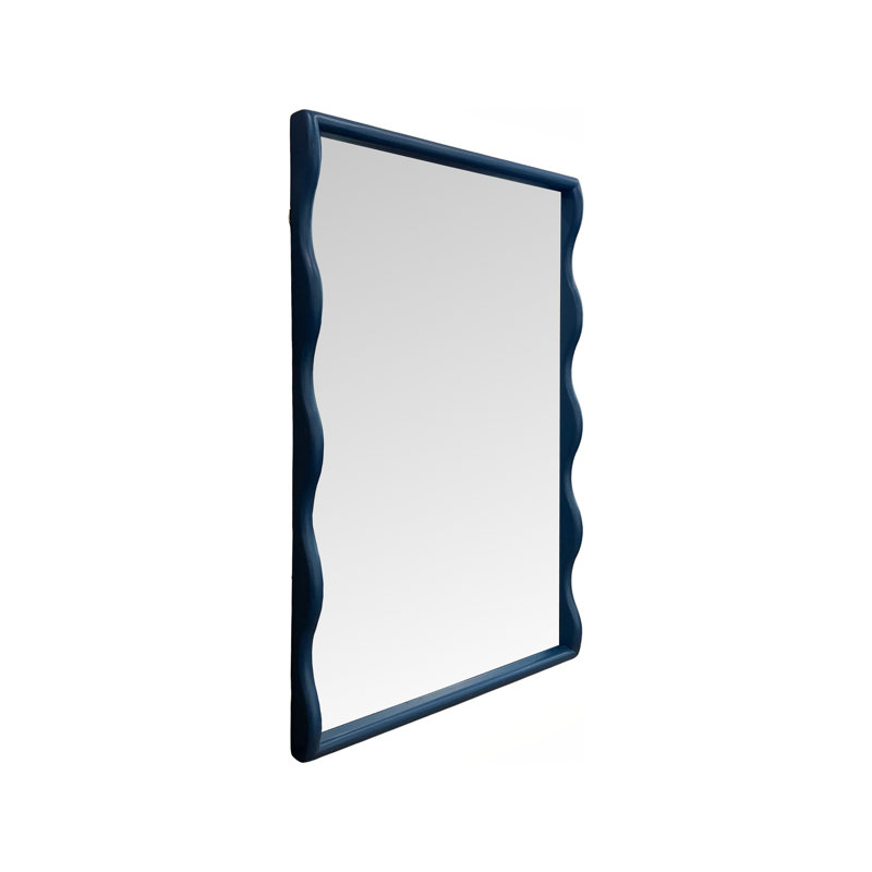 Miroir festonné Willow, Bleu