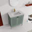 Meuble-lavabo autoportant de 30 po avec lavabo en céramique