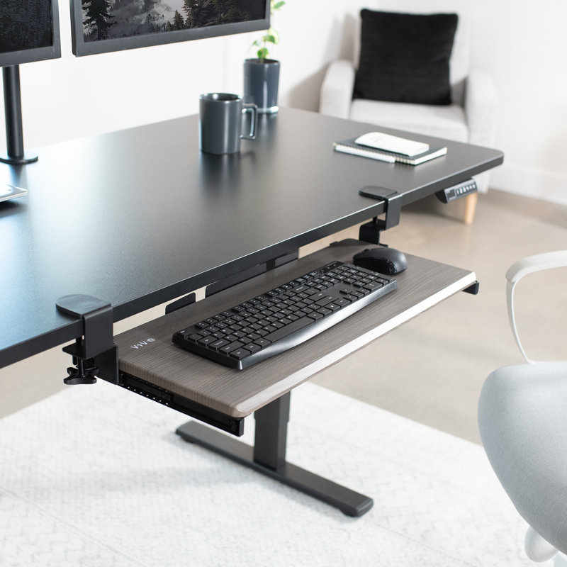 VIVO Clamp-on Keyboard Tray (KB05E Series), Gray