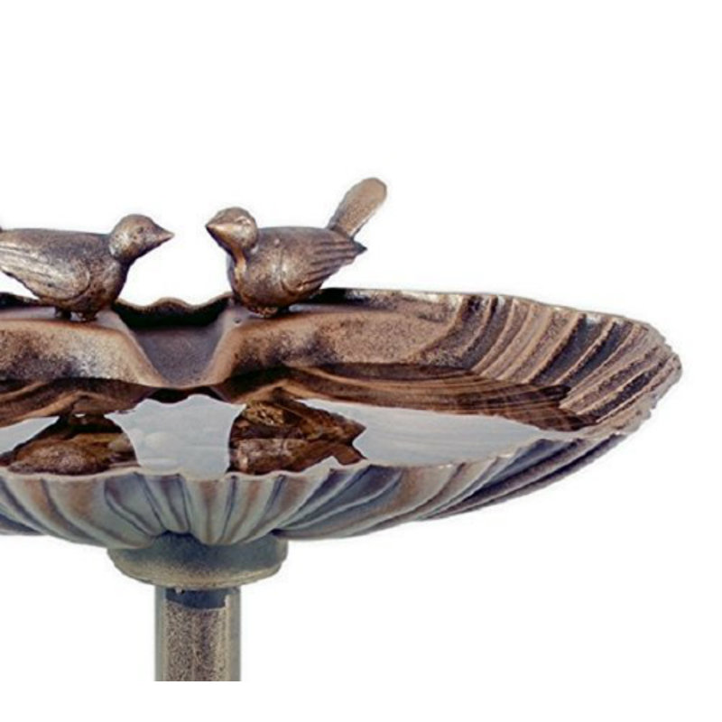 Esther Metal Freestanding Decorative Bird Feeder