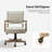 Bromley Farmhouse Linen Task Chair with Solid Wood Arm and Nailhead Trim-1411333448
