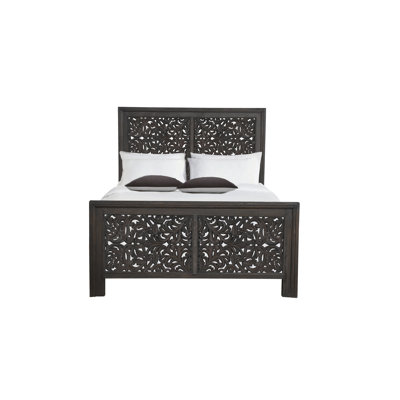 Harleen Solid Wood Standard Bed by Kelly Clarkson Home