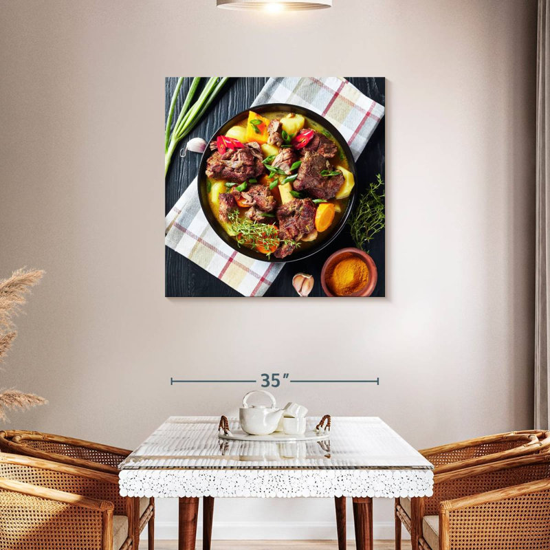 Yarlin Spicy Jamaican Curry, 36" H x 36" W