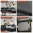 113'' 4-piece Modern Upholstered L-shape Sectional Sofa With Ottoman- Premium Fabric-869338809