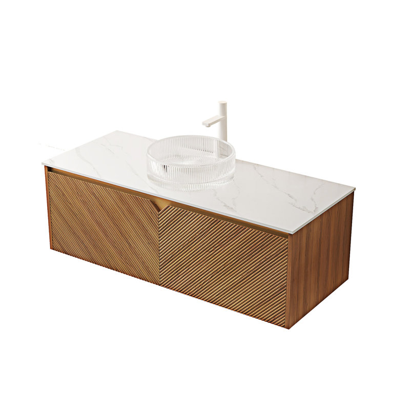 Meuble-lavabo flottant avec lavabo, 48"