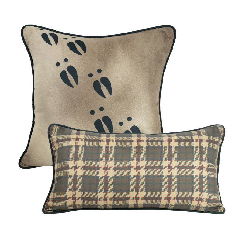 Your Lifestyle by Donna Sharp Woodland Patch 2PC Rustic Pillow Set