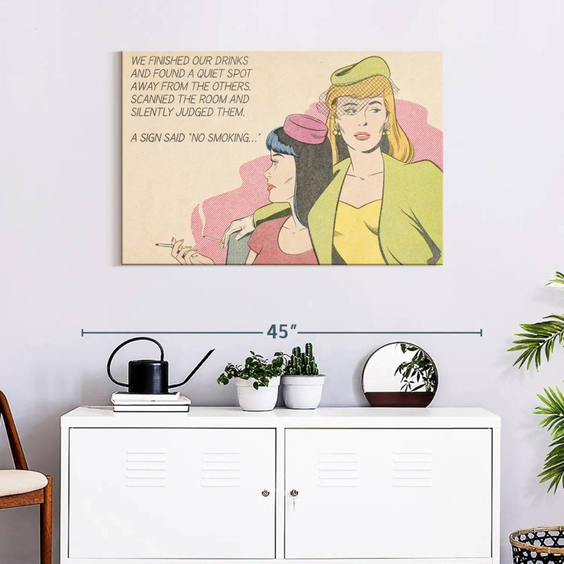 Tergel No Smoking, 24" H x 36" W