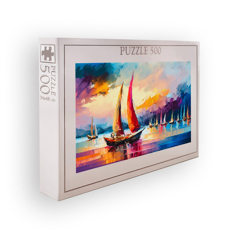 500 pièces en carton, 100% carton, 500 pièces, 18,9 x 13,4 pouces | Taille de la boîte: 13,2 po x 9,1 po x 2,0 po | Parfait pour le plaisir et la détente en famille, pièces durables de haute qualité pour un assemblage facile, cadeau idéal pour les amateurs de casse-tête