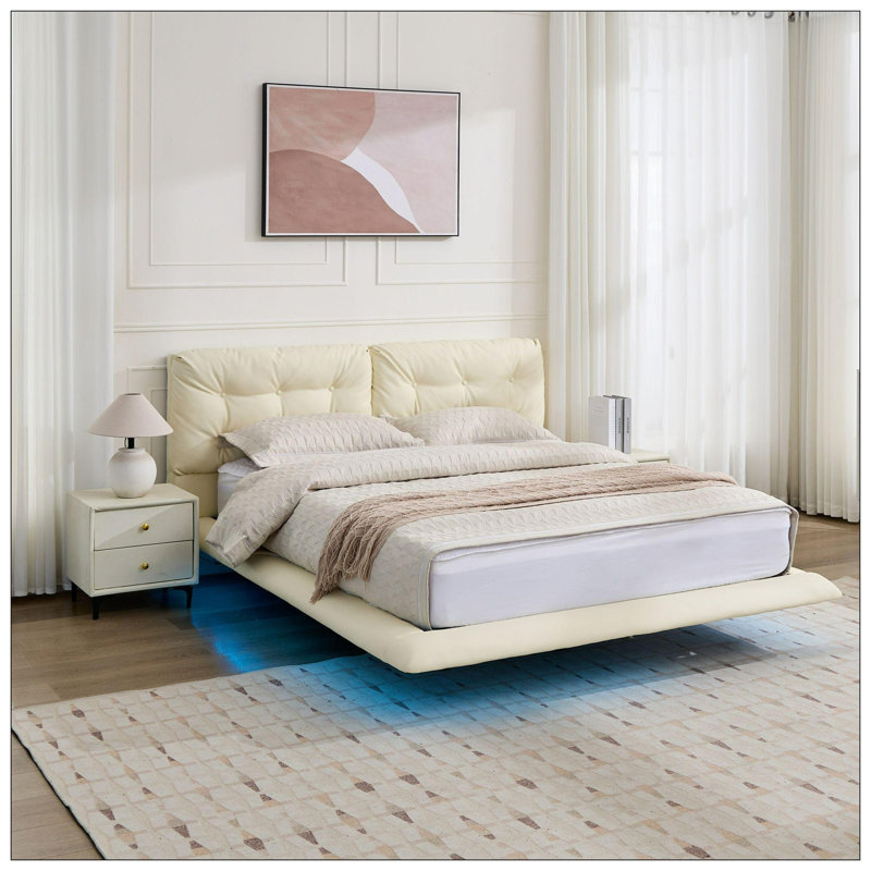 Lit pour chambre à coucher, Blanc