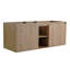 Meuble-lavabo mural 48 po, charnière de porte à fermeture en douceur et support de rangement ouvert, ensemble KD (meuble-lavabo seulement, évier exclu)