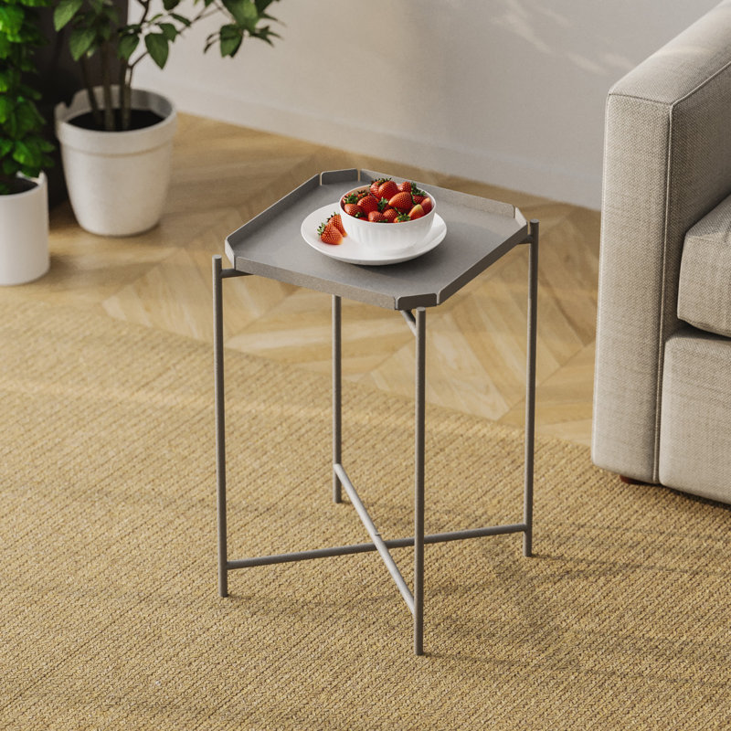 Glorias Coffee Table, 56" H x 46" W x 46" D, Grey