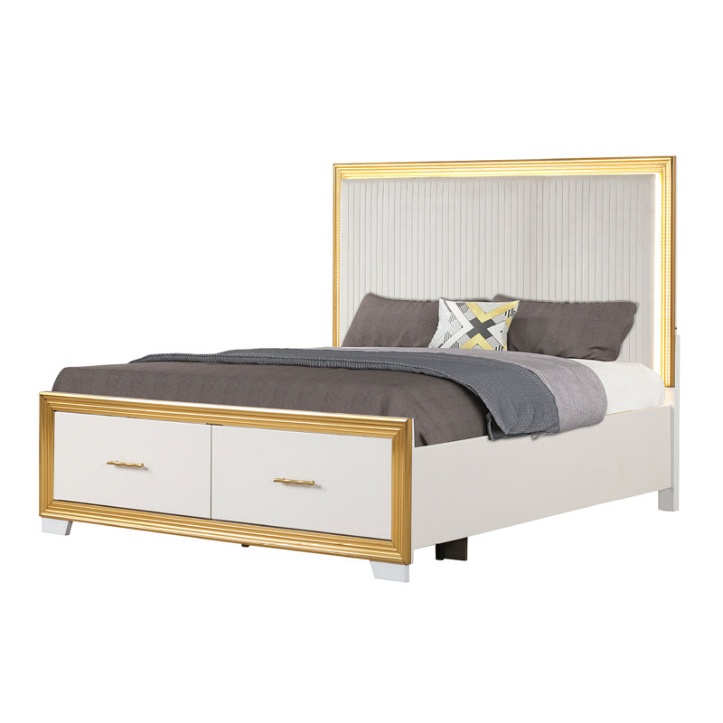 Gilta Upholstered Platform Bed, Queen