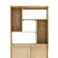 Abrahem 180cm H x 100cm W Solid Wood Standard Bookcase
