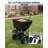 Heavy Duty 100lb Push Broadcast Spreader for Lawn & Garden – 12ft Wide Coverage, Adjustable Drop Rate, 10" All-Terrain Pneumatic Tires, Includes Rain Cover & Gloves – Ideal for Fertilizer, Seed, Salt