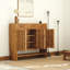 New Chinese Style Solid Wood Entryway Cabinet