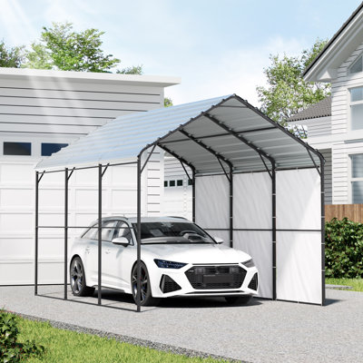 Abri d'auto en métal pour l'extérieur