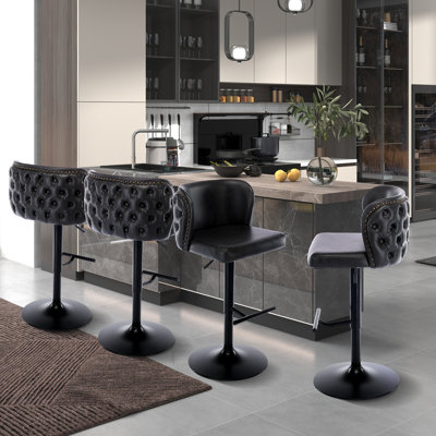 Ensemble de 4 tabourets de bar Modern