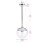Yearby 1-Light Dimmable Globe Single Pendant-1870617822-1870617808-1870617809