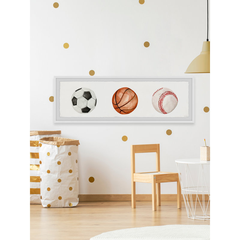 «Menthe Relax and Play Ball», reproduction encadrée, H 15 po x l 45 po x P 1,5 po