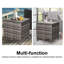 Gennett Square Metal Outdoor Side Table , 64cm cm W 64cm cm D