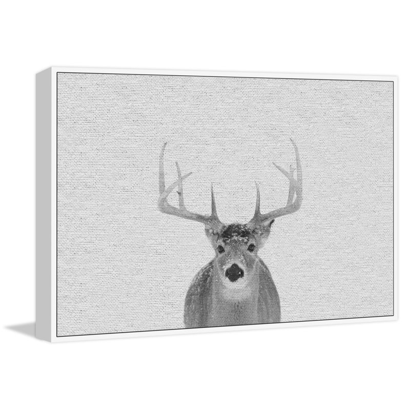 Serious Dee - Floater Frame Print on Canvas, 30 cm H x 46 cm W x 4 cm D