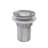 Whitehaus solid stainless steel, single lever, single-hole small lavatory faucet with pop-up drain-34853879