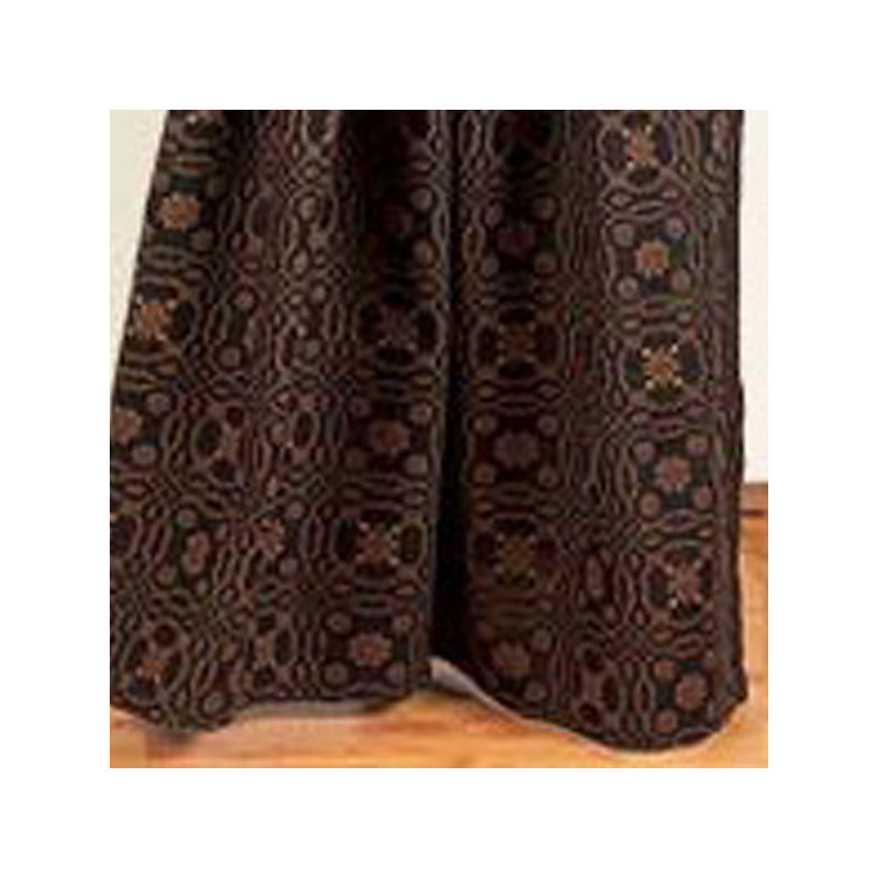 Amadi Cotton Room Darkening Curtain Pair, 84" H x 86" W