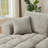 Soneson 4-Person L-Shaped Chenille Sectional Modular Sofa-1055139721
