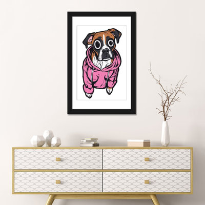 " Boxer Hoodie " by Allyson Gutchell