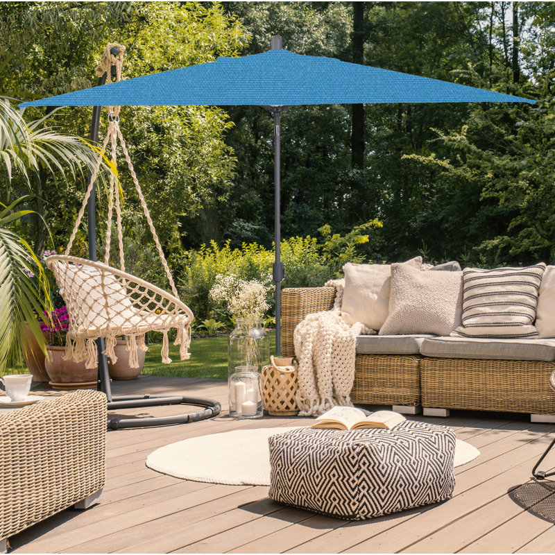 SunbUmbrella 9 pi 10 po x 6 pi 6 po Olivier, Gris en vedette, Toile Toile Capri Sunbrella®