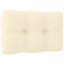 Ensemble de 2 coussins de palette en tissu crème vidaXL 100% polyester crème-2065313477-2065313476-2143192885