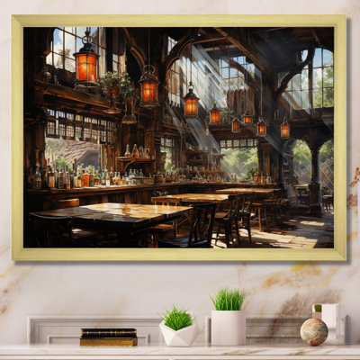 Cowboy Western Saloon - Cowboys Framed Prints