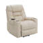 Fauteuil inclinable électrique en cuir avec fonction de levage, de chauffage et de massage