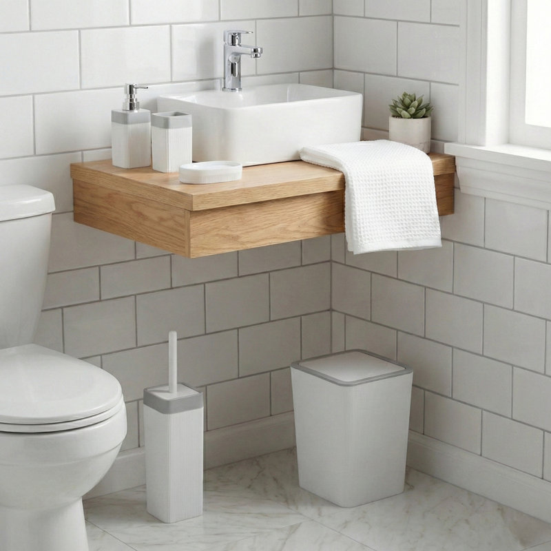 Bathroom Accessory, White