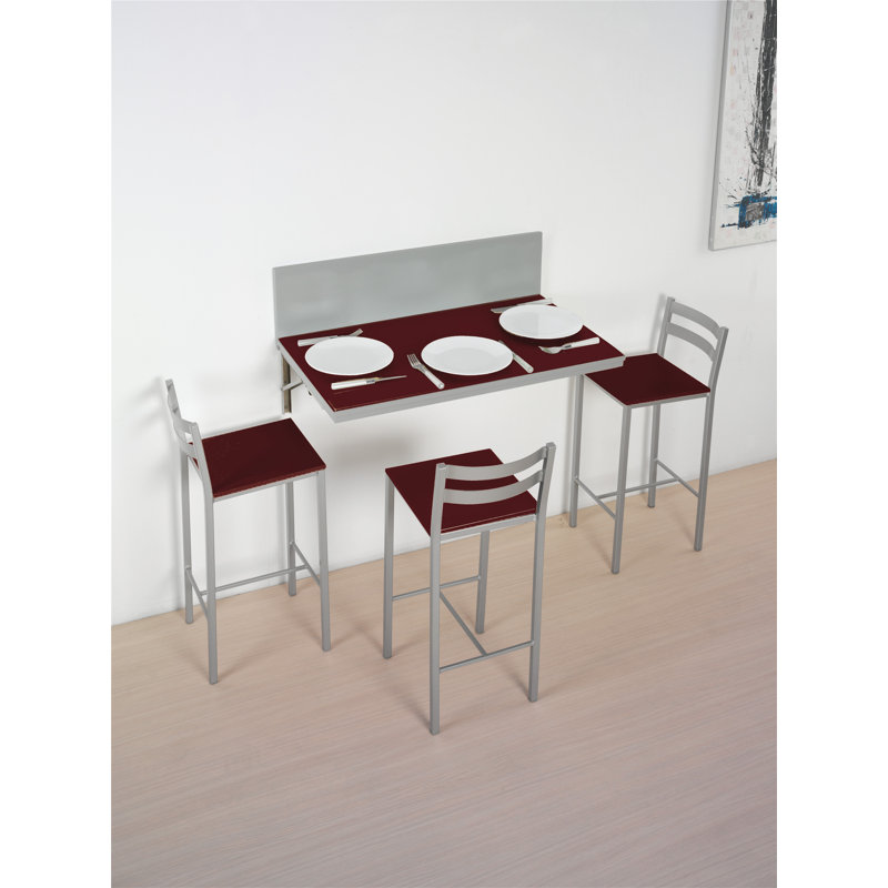 Enderson Rectangular 90Cm L x 50Cm W Dining Table, Bordeaux