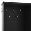 Arbre d'entrée noir victorien - banc de rangement, armoire à chaussures et portemanteau en un. Pièce d'entrée remarquable pour un accueil organisé et sans encombrement-1280621525
