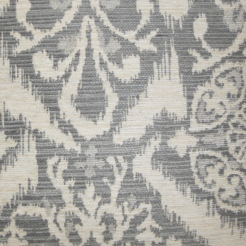 Coussin décoratif Ingalill Ikat, H 18 po x l 18 po x P 5 po, Brouillard