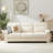 82" Modern Compressed Snowfleece Fabric 3-Seater Sofa, For Living Room, Bedroom, Office & Entertainment Spaces, Beige-880388003