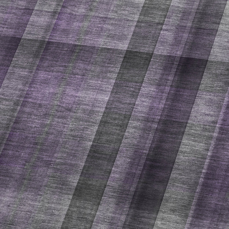 Jeté en sherpa Addison, Carreauté mauve