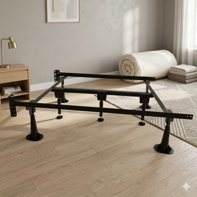 Higgins Tall Queen Adjustable Steel Bed Frame