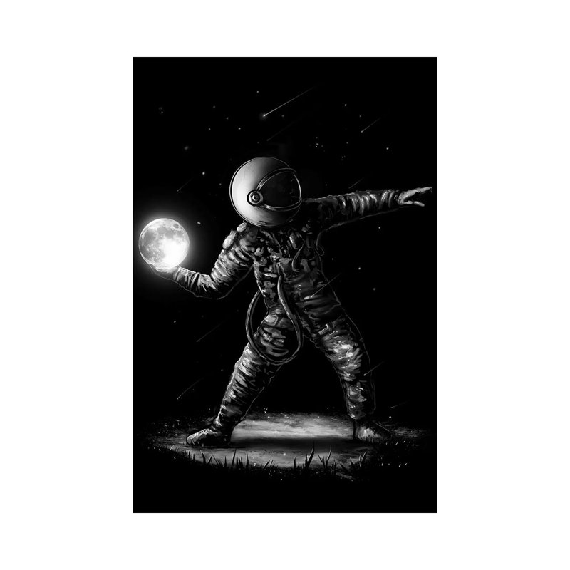 Moonlotov by Nicebleed - Wrapped Canvas Gallery-Wrapped Canvas Giclée, 30.48 cm H x 45.72 cm W