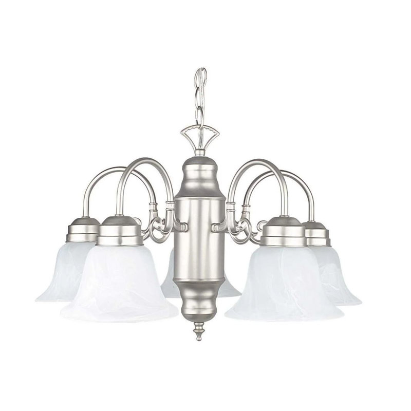 Lustre classique/traditionnel ombré 5 lumières Derose