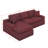 Cloud Modular Sectional Sofa, Double-Layer Chenille Upholstered Couch With Deep Seat & Side Pockets-1157429205